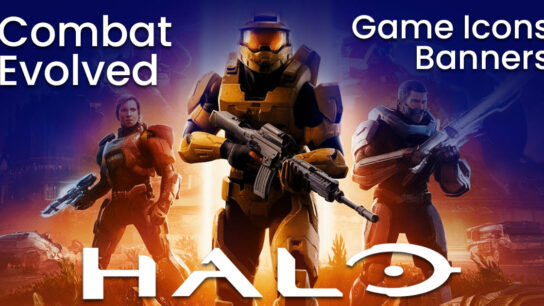 halo (2003) game icons banners