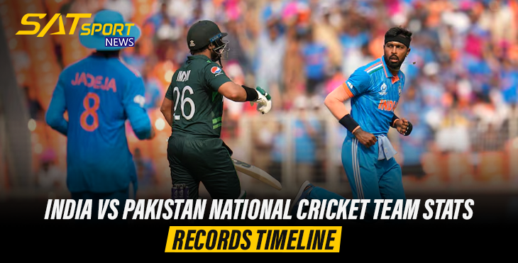 india national cricket team vs pakistan national cricket team timeline