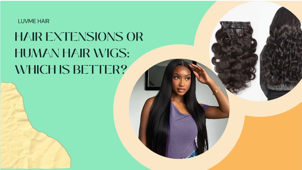 Hair Extensions or Human Hair Wigs: Which is Better?