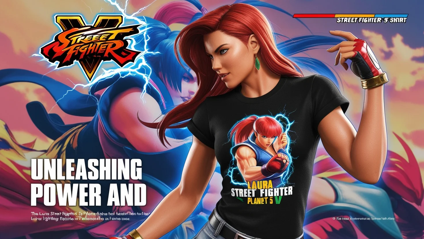 Laura Street Fighter 5 Planet Shirt