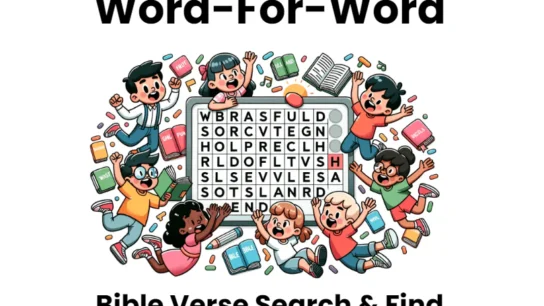 Bible Verse Word Search Puzzles