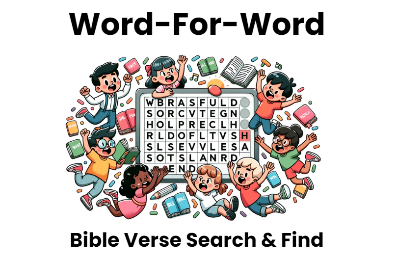 Bible Verse Word Search Puzzles