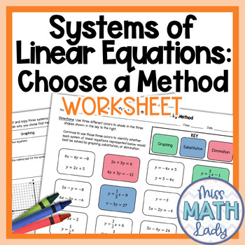 Math Fun Elimination Problems Worksheet for Different Skill Levels